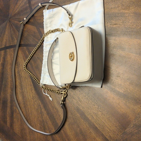 COACH Cassie Crossbody Bag 19 White - Picture 16 of 16